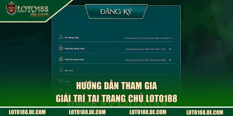 Quy trình tham gia giải trí