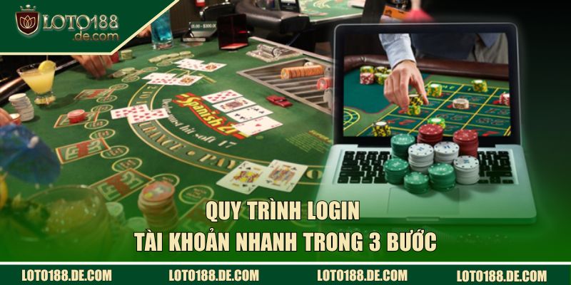 Quy trình login tài khoản nhanh trong 3 bước